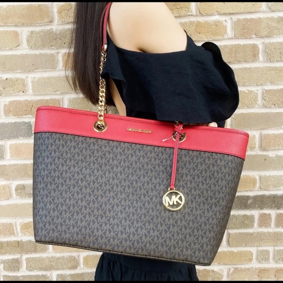 MICHAEL KORS Shoulder Hand Bag purse Tote Satchel - Picture 11 of 12